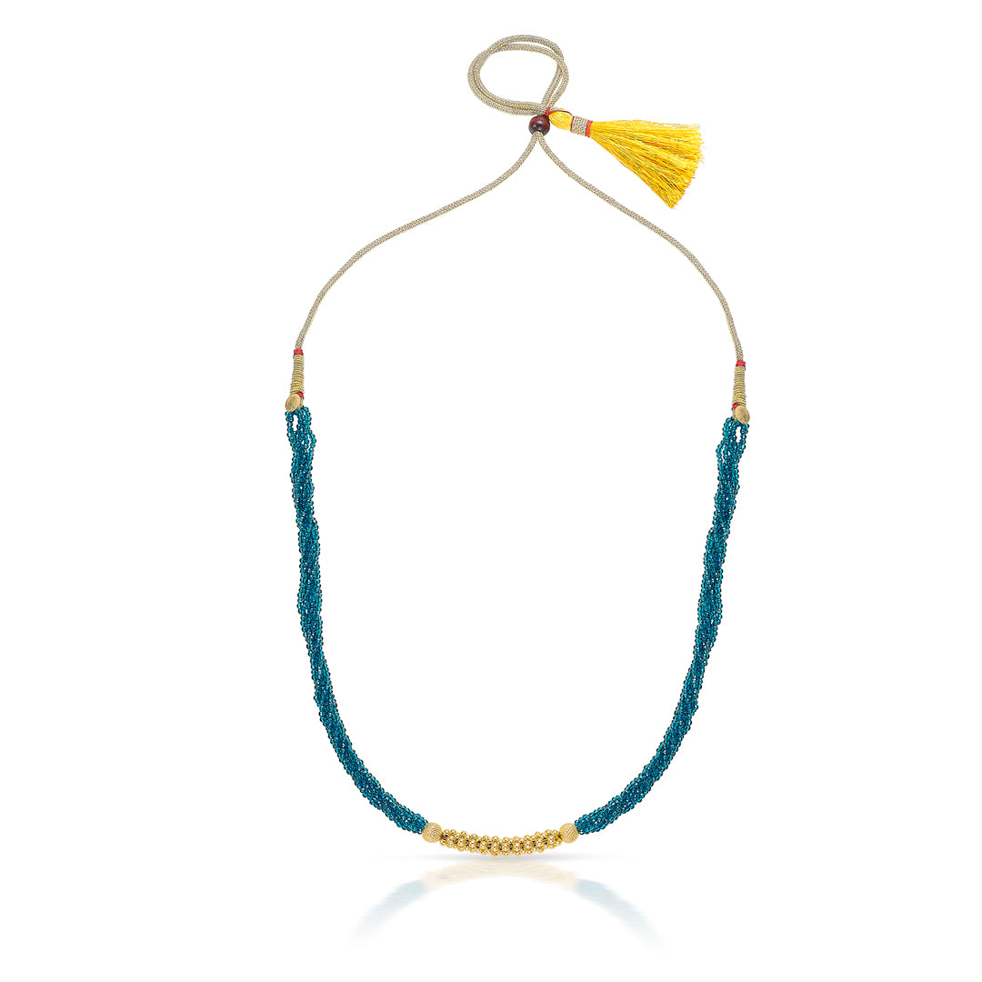 Rudrani Yellow Gold Thushi Necklace For Women