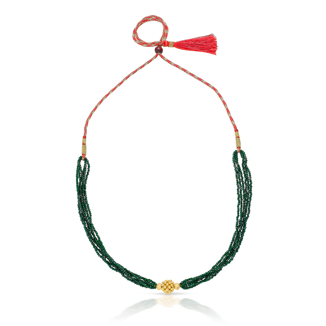 Swarnamala Yellow Gold Thushi Necklace For Women
