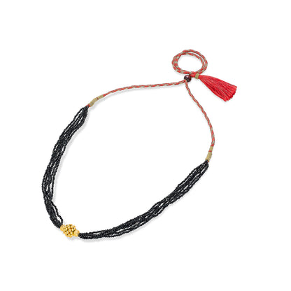 Sankalp Yellow Gold Thushi Necklace For Women