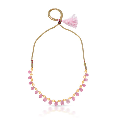 Rosy Gokak Yellow Gold Thushi Necklace For Women