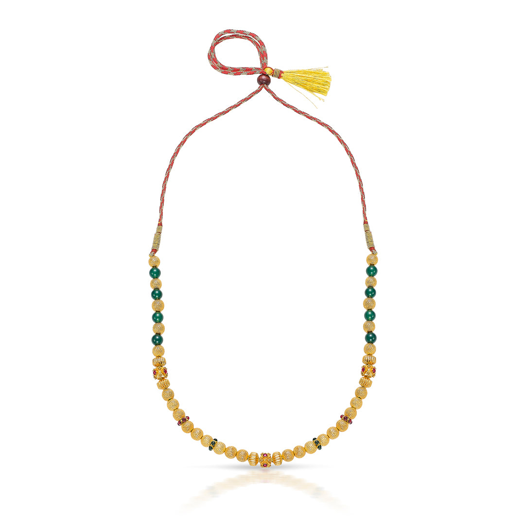 Prestige Yellow Gold Thushi Necklace For Women