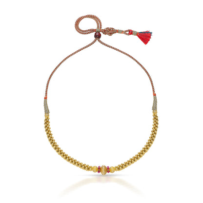 Varnika Gleam Gold Thushi Necklace