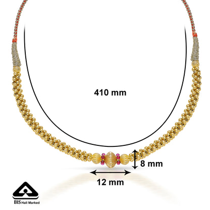 Varnika Gleam Gold Thushi Necklace