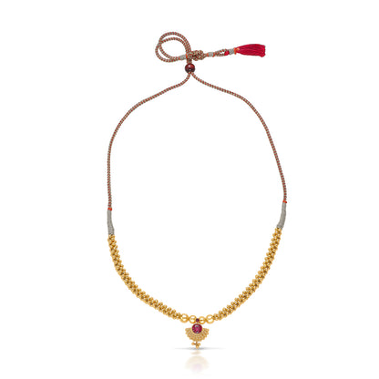 Kolhapuri Gold Thushi For Women