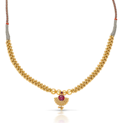 Kolhapuri Gold Thushi For Women