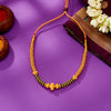 Gauri Yellow Gold Thushi Necklace For Women