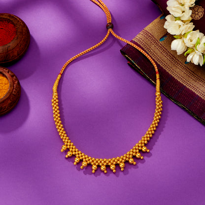 Swarna Ganga Yellow Gold Thushi Necklace For Women