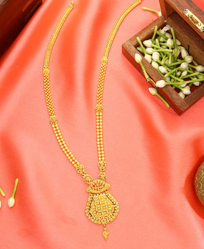 Golden Sanctum Yellow Gold Necklace  For Woman