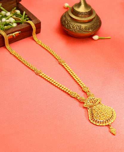 Golden Sanctum Yellow Gold Necklace  For Woman