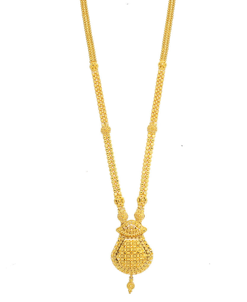 golden sanctum yellow gold necklace  for woman