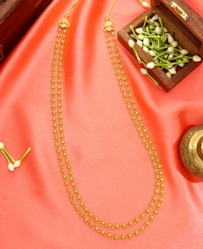 Swarna Bakuli Haar Yellow Gold Necklace For Women