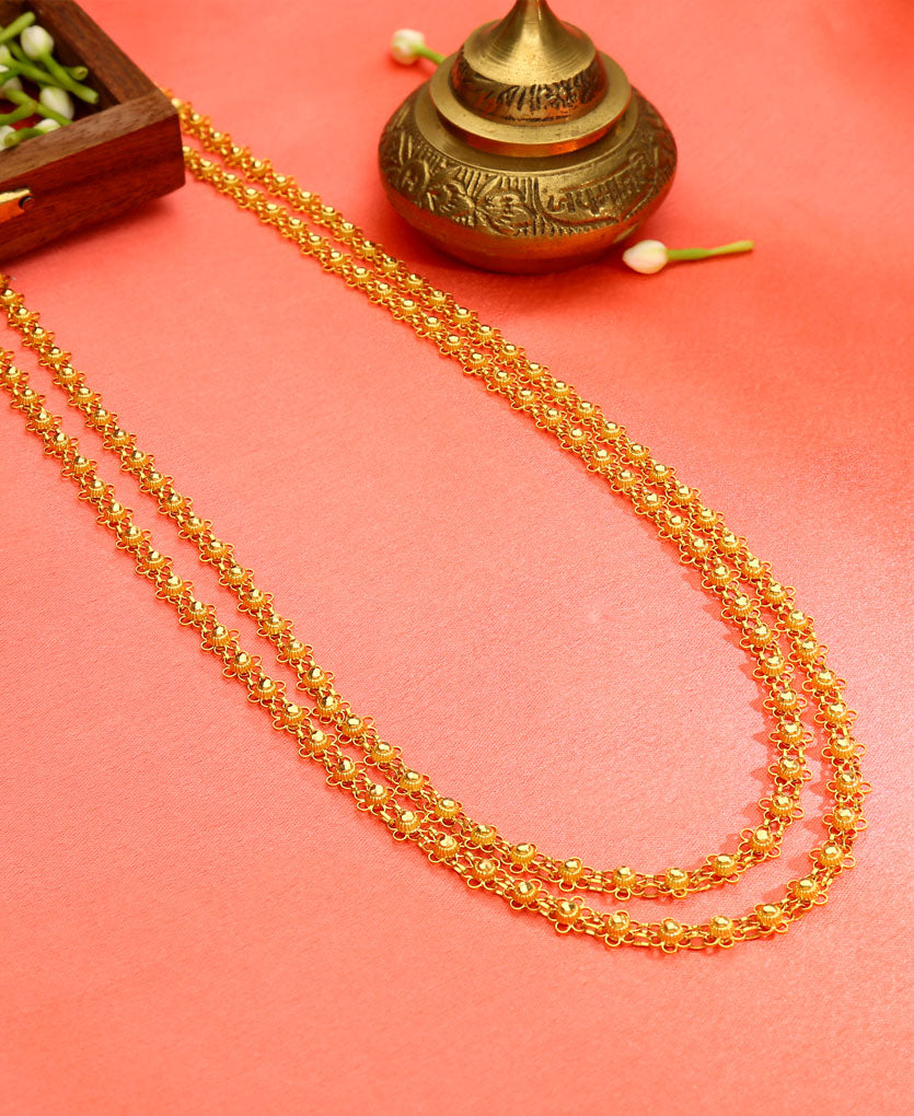 swarna bakuli haar yellow gold necklace  for woman