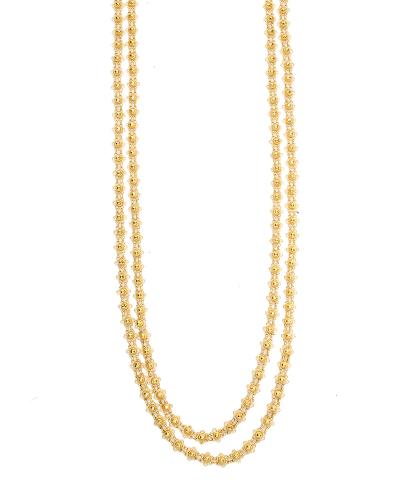 swarna bakuli haar yellow gold necklace  for woman