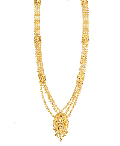 Sanskriti Glow Yellow Gold Necklace  For Woman