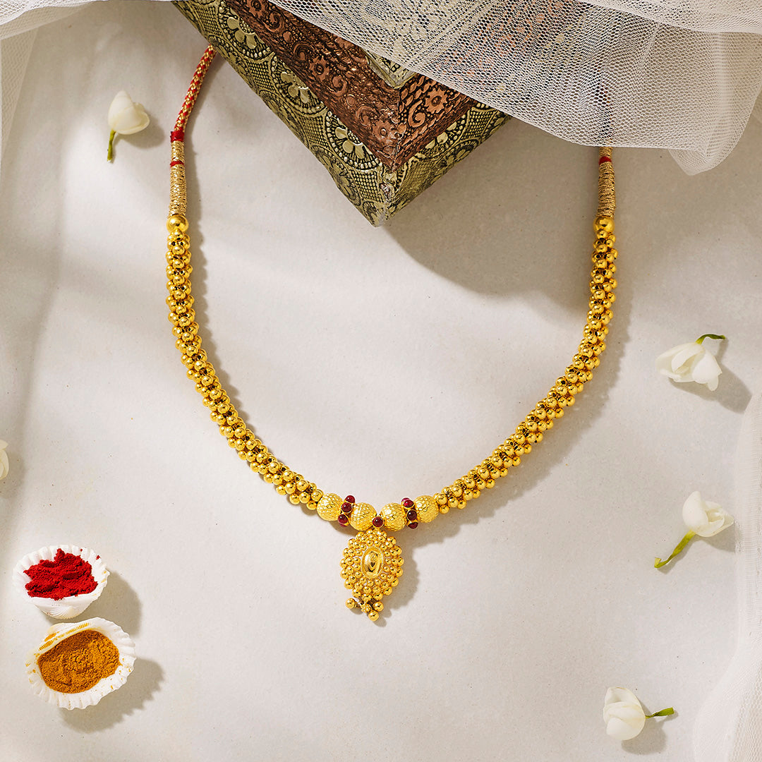 Swarnamayi Thushi Gold Necklace For Women