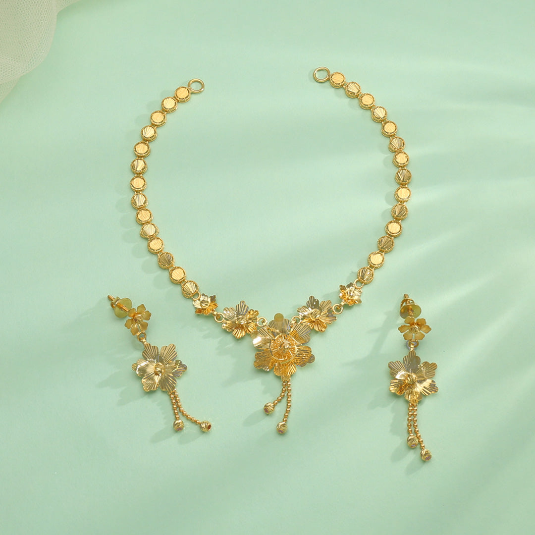garden grace gold necklace