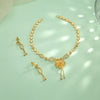 Petal Drop Gold Necklace