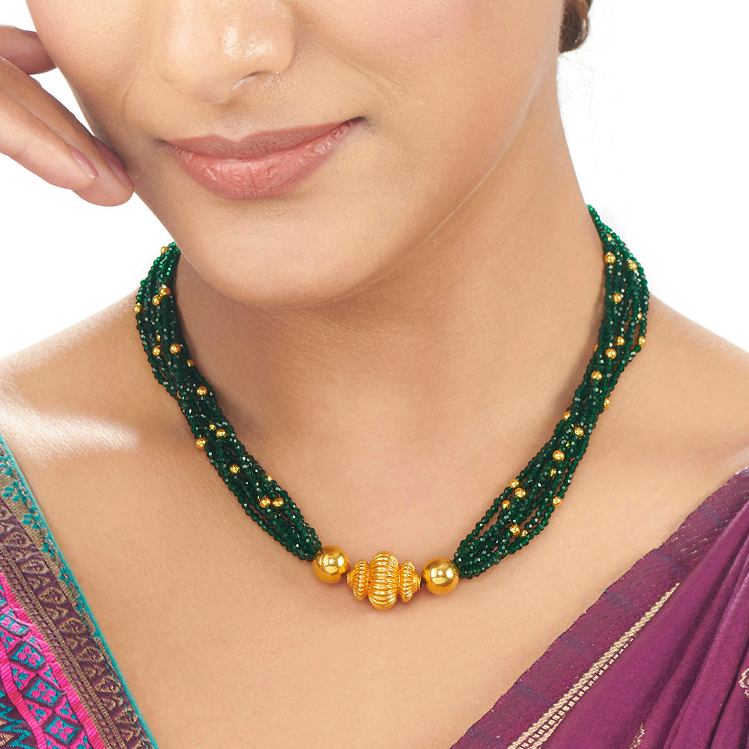 Haritangi Thushi Gold Necklace For Women
