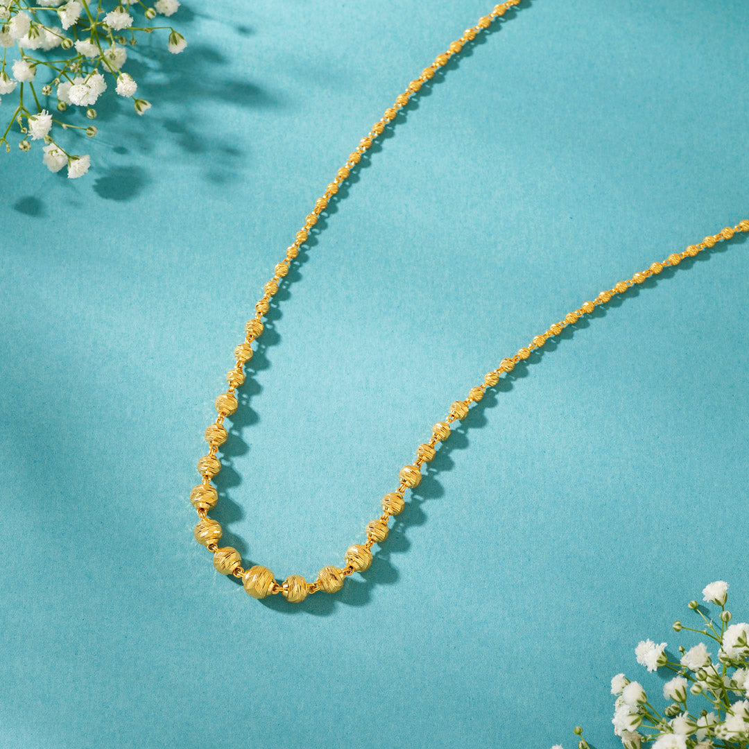 Tejaswini Mala Long Gold Necklace For Women