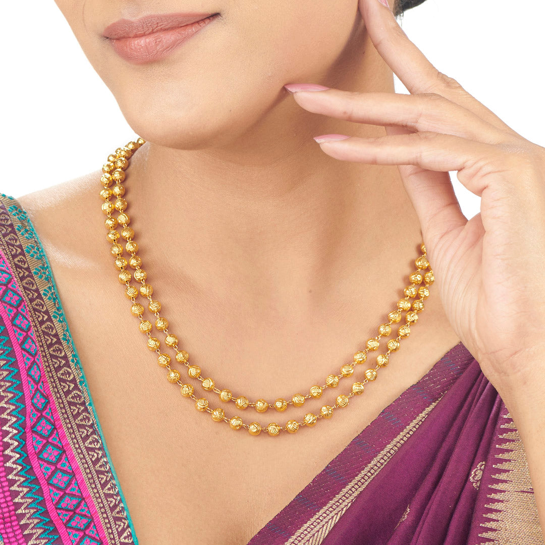 Swarnika Mala Long Gold Necklace For Women
