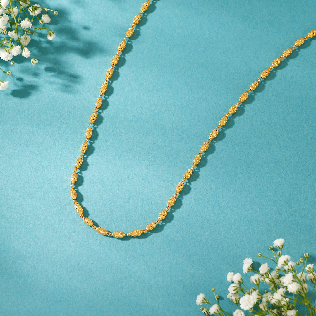 Vaidehi Haar Long Gold Necklace For Women