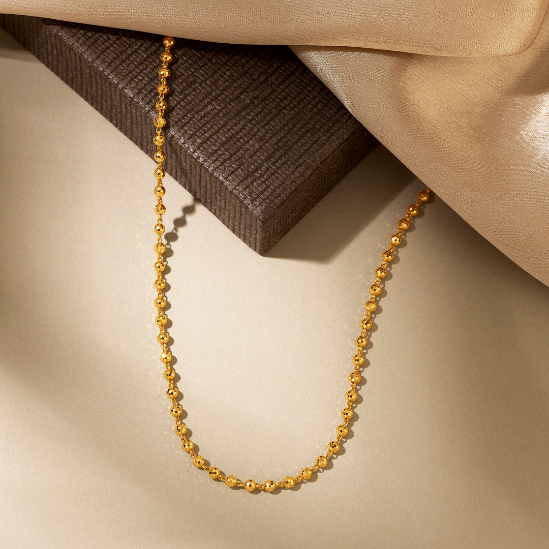 Hemlata Haar Long Gold Necklace For Women
