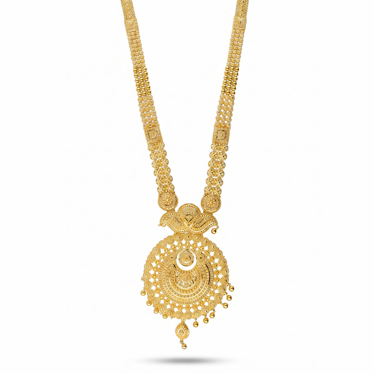 Abhaya Long Gold Necklace