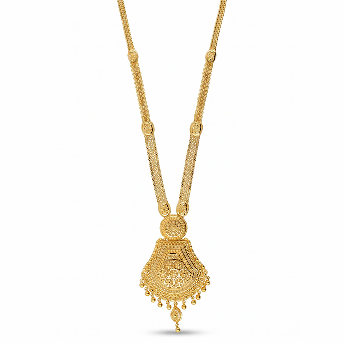 Saanvi Long Gold Necklace