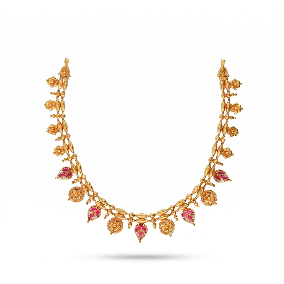 Manjari Gokak Short Gold Necklace