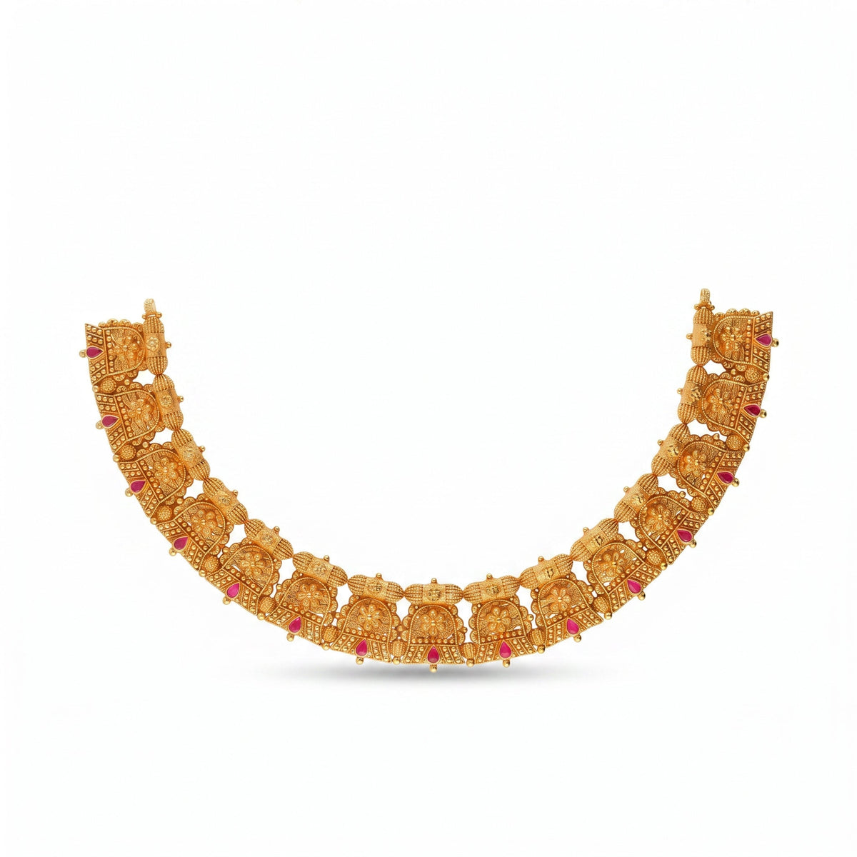 Vasudha Gokak Short Gold Necklace