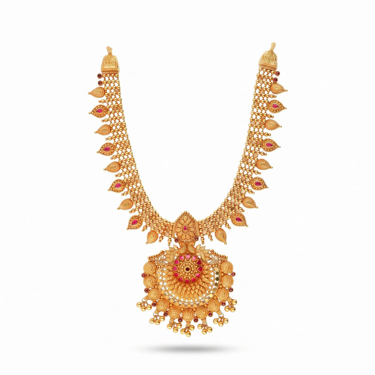 Mayurika Gokak Long Gold Necklace