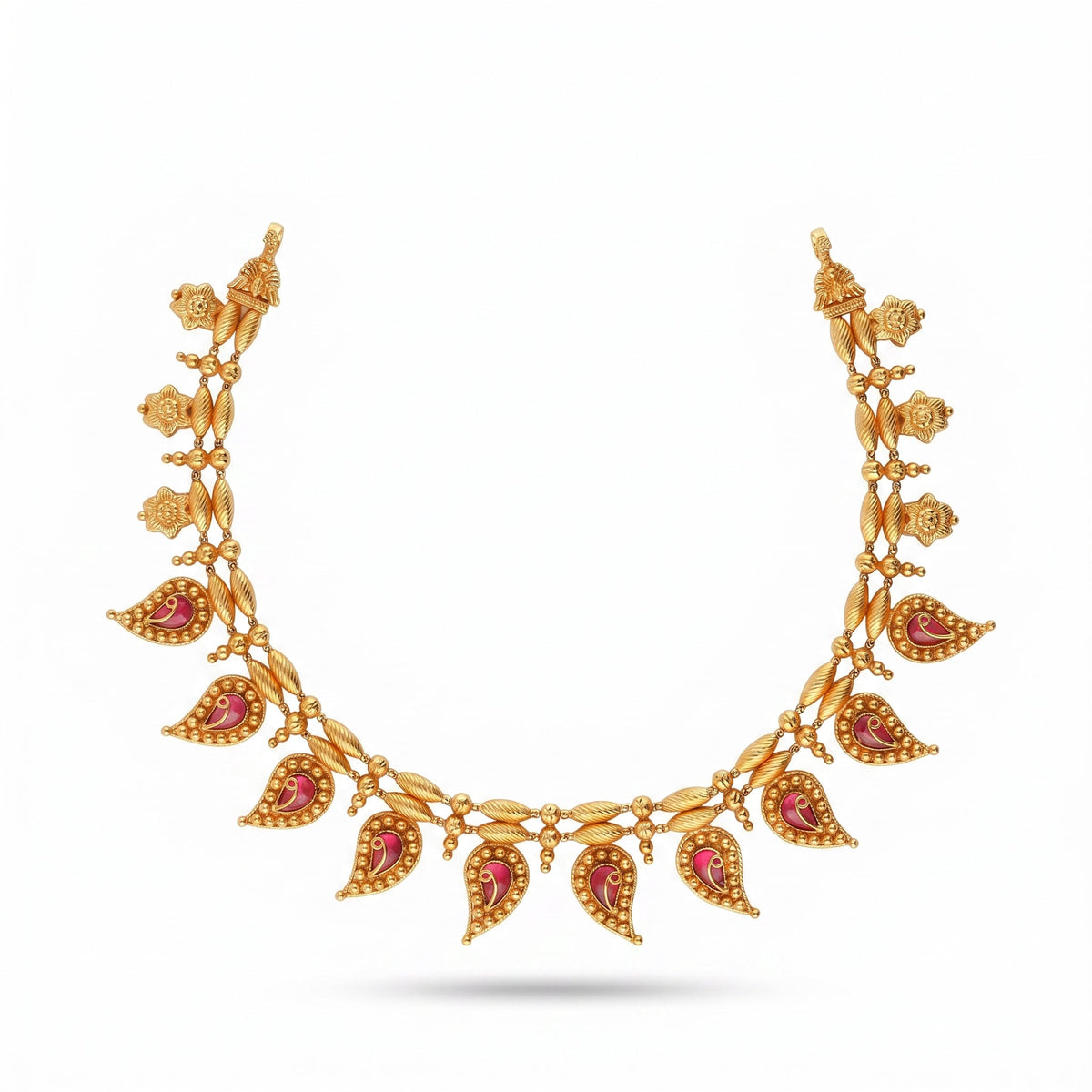 Pranavi Gokak Short Gold Necklace