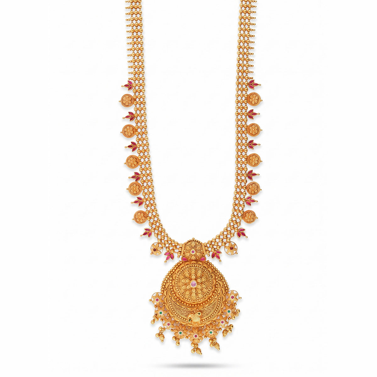 Vasundhara Gokak Long Gold Necklace