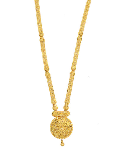 Rajsi Rivaaz Yellow Gold Necklace  For Woman