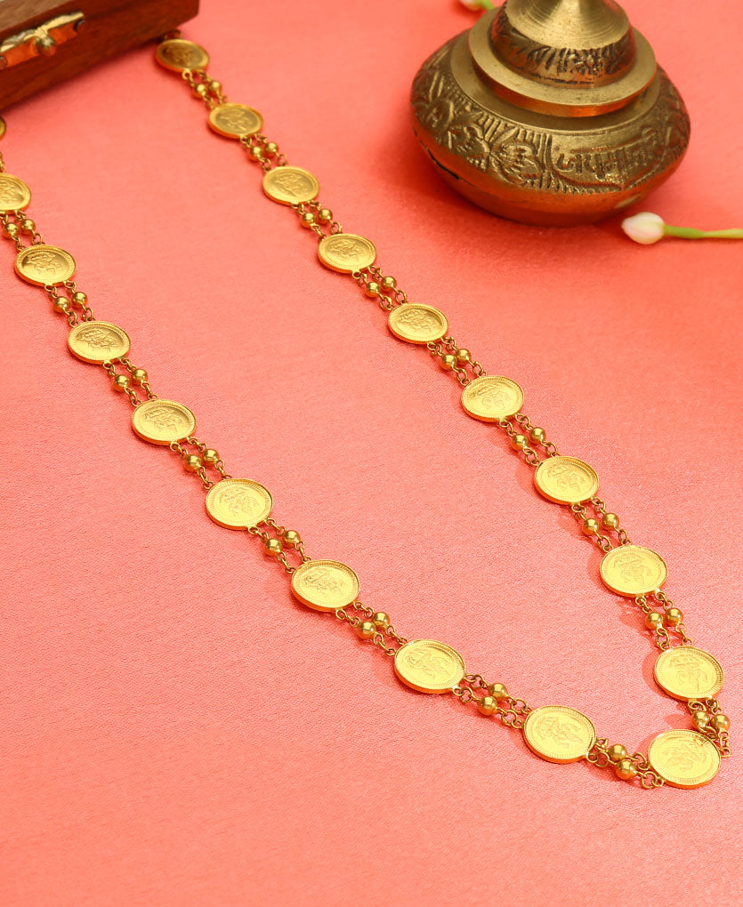divya lakshmi haar yellow gold necklace  for woman