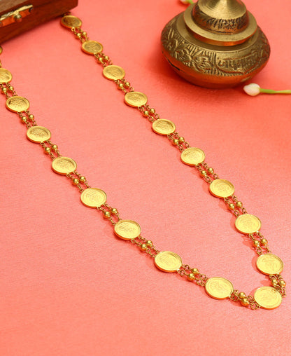 Divya Lakshmi Haar Yellow Gold Necklace  For Woman