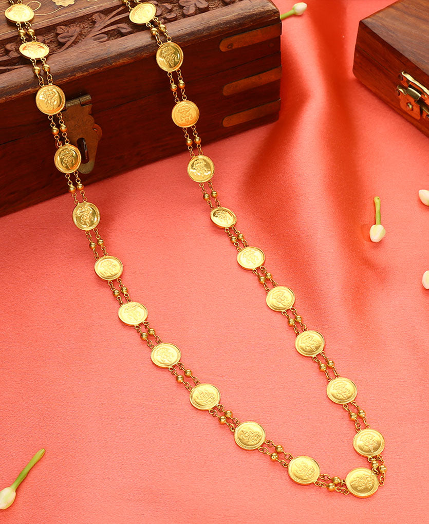 divya lakshmi haar yellow gold necklace  for woman