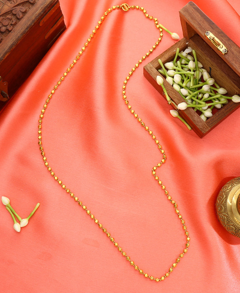 Radiant Kanthi Maal Yellow Gold Necklace For Women