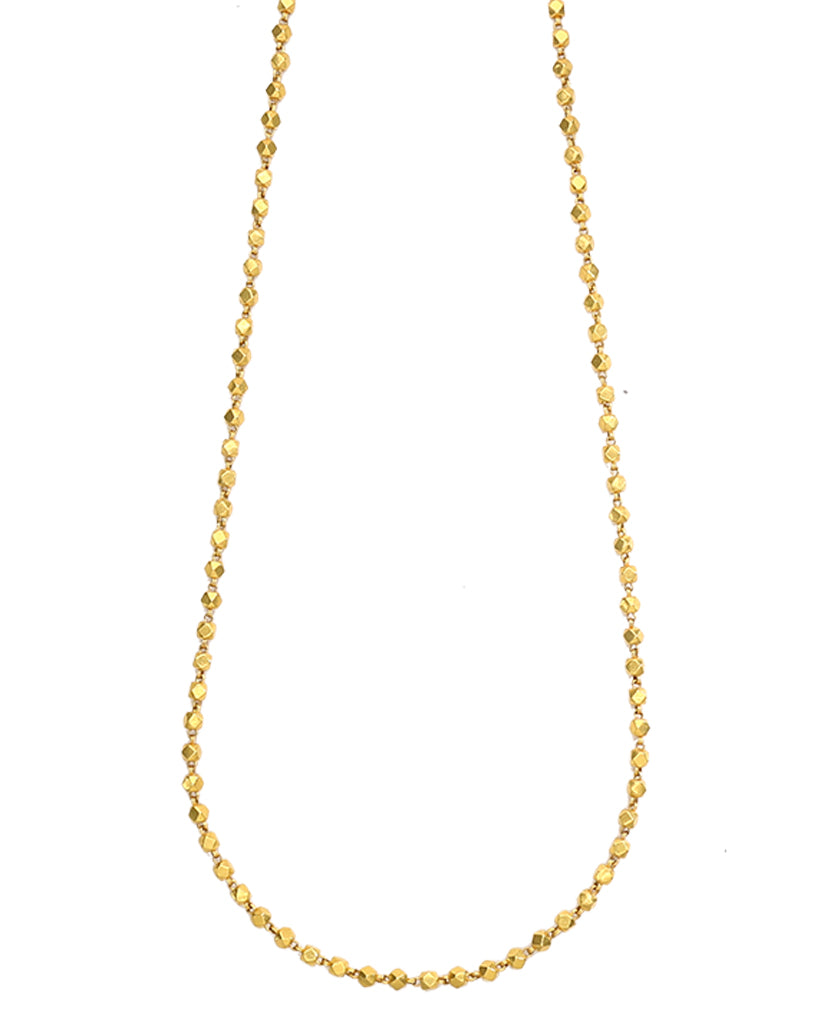 radiant kanthi maal yellow gold necklace  for woman