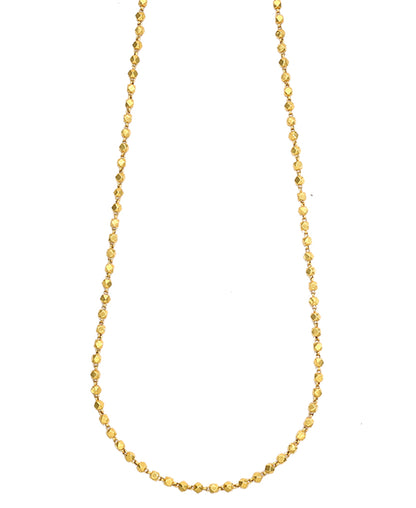Radiant Kanthi Maal Yellow Gold Necklace  For Woman