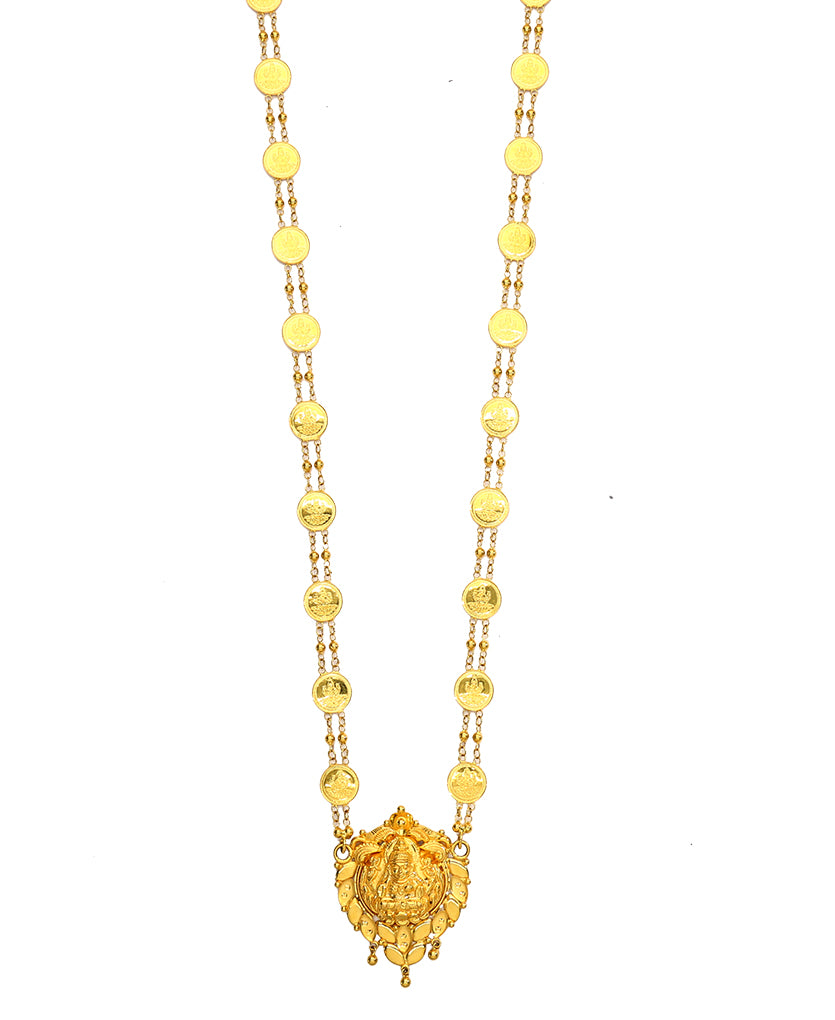 Lakshmi Haar Yellow Gold Necklace For Women