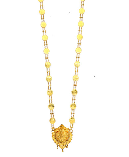 Lakshmi Haar Yellow Gold Necklace  For Woman