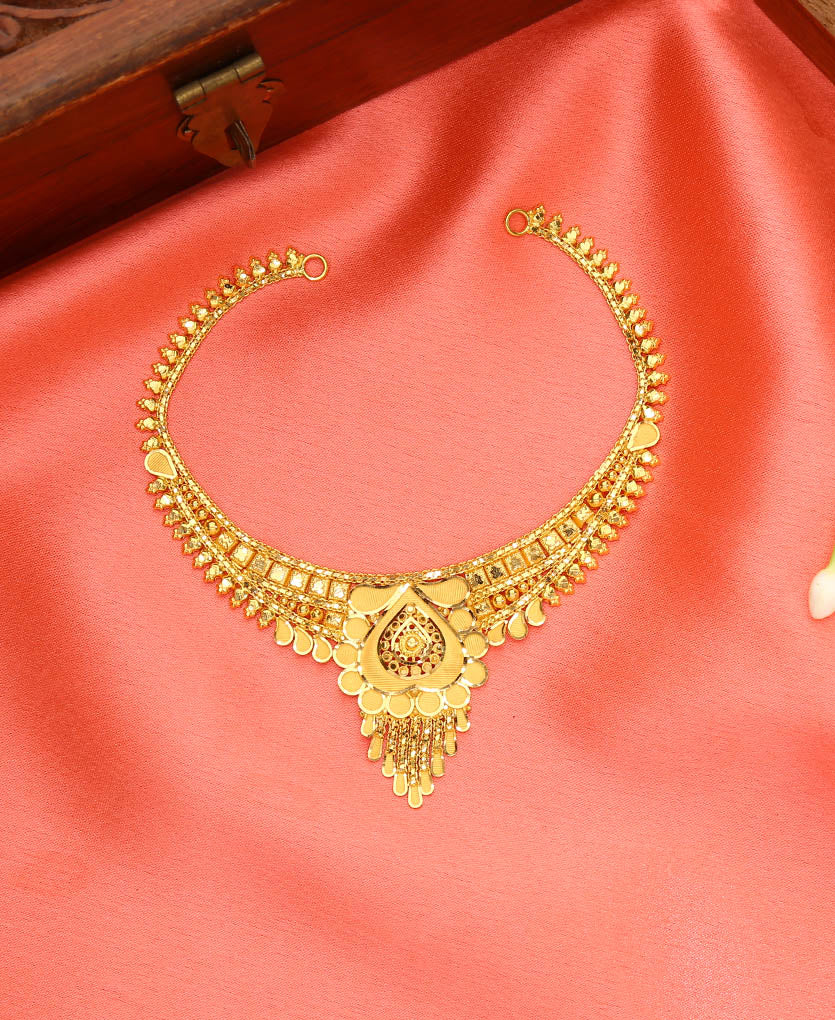 Classic Mangalya Yellow Gold Necklace For Women