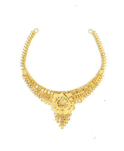 Classic Mangalya Yellow Gold Necklace  For Woman