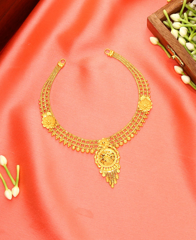 Suvarna Shringar Yellow Gold Necklace For Women