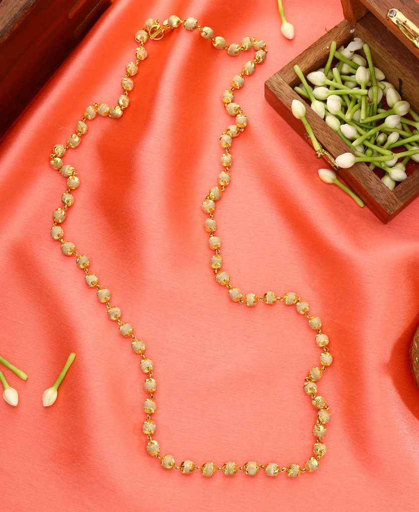 Vertical Haar Yellow Gold Necklace For Women