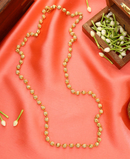 Vertical Haar Yellow Gold Necklace  For Woman