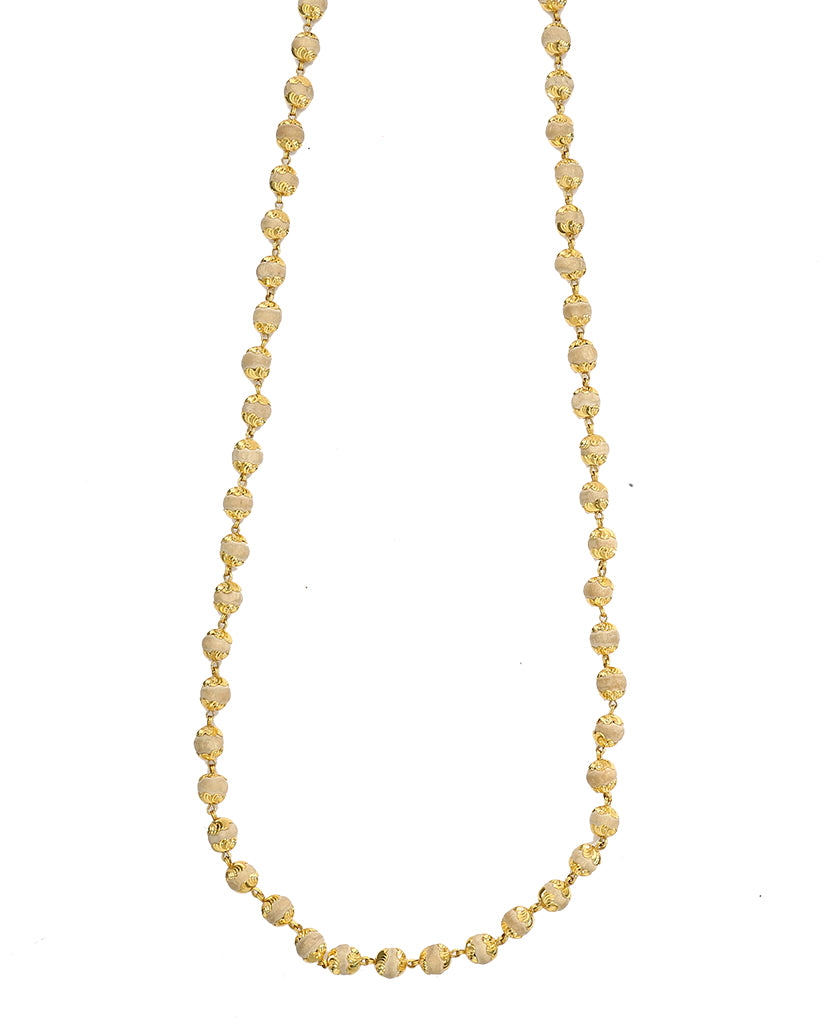 Vertical Haar Yellow Gold Necklace For Women