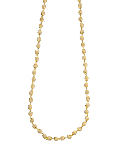 Vertical Haar Yellow Gold Necklace  For Woman