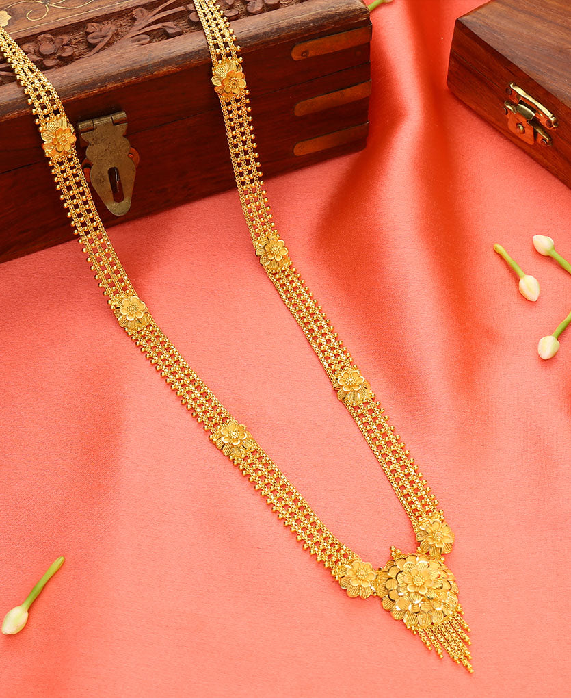 ornamental grace yellow gold necklace  for woman